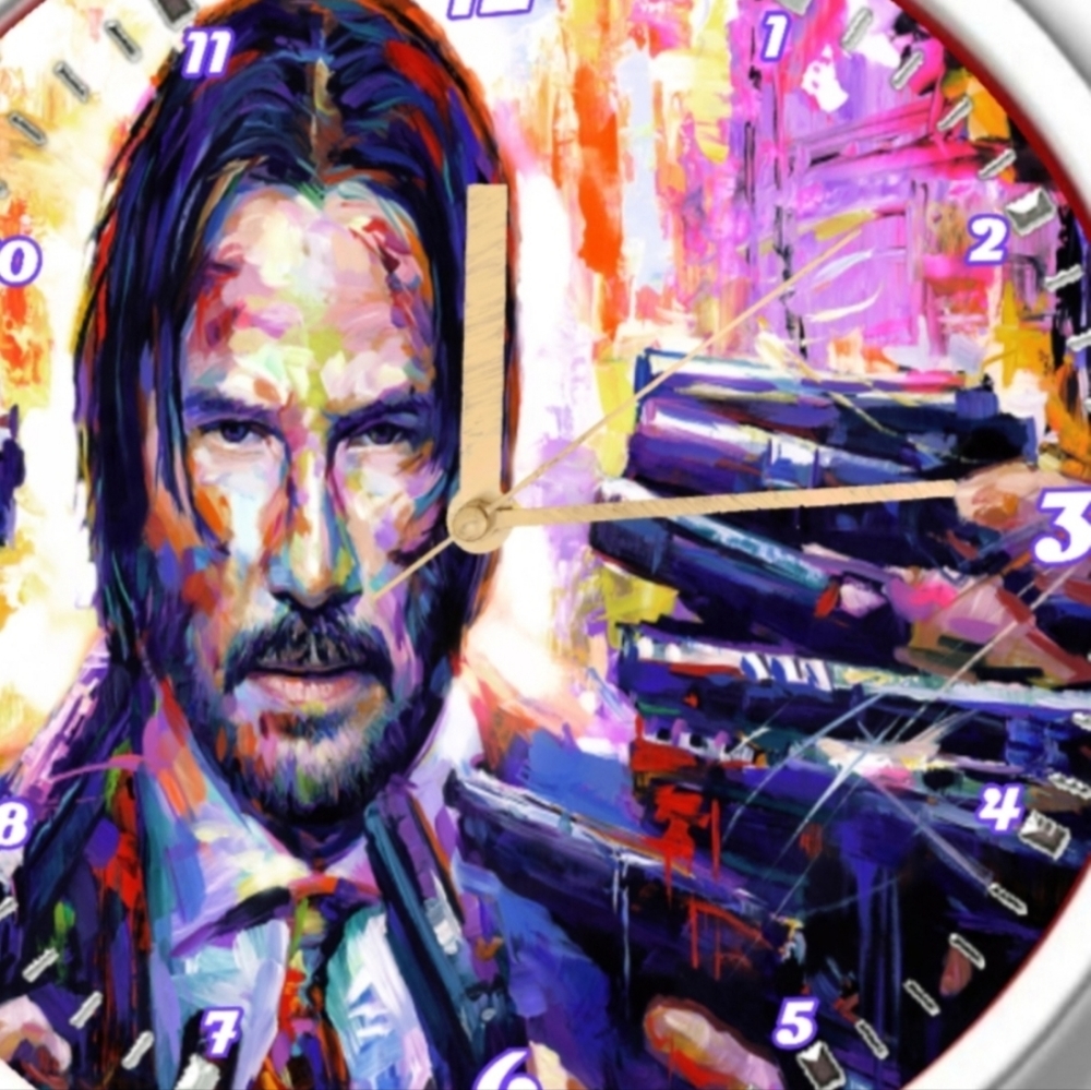 John Wick clock - Picture 2 of 3